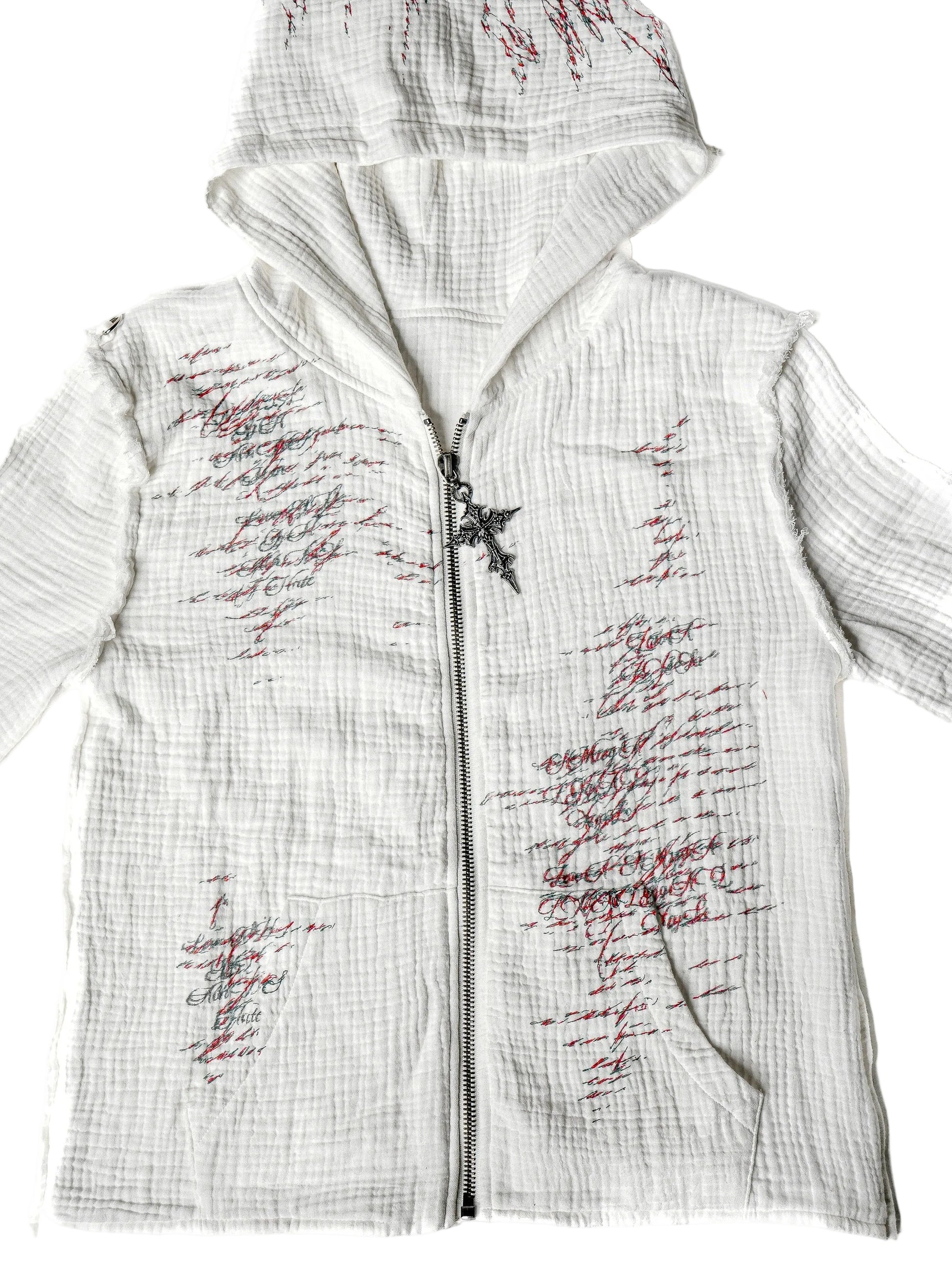 WHITE MUSLIN JACKET- coming soon