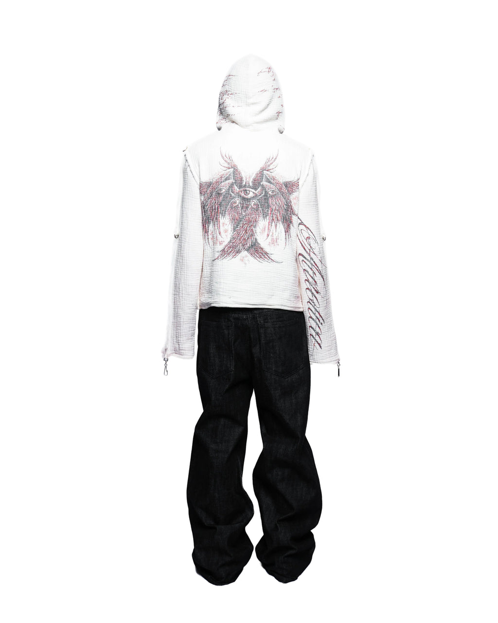 WHITE MUSLIN JACKET