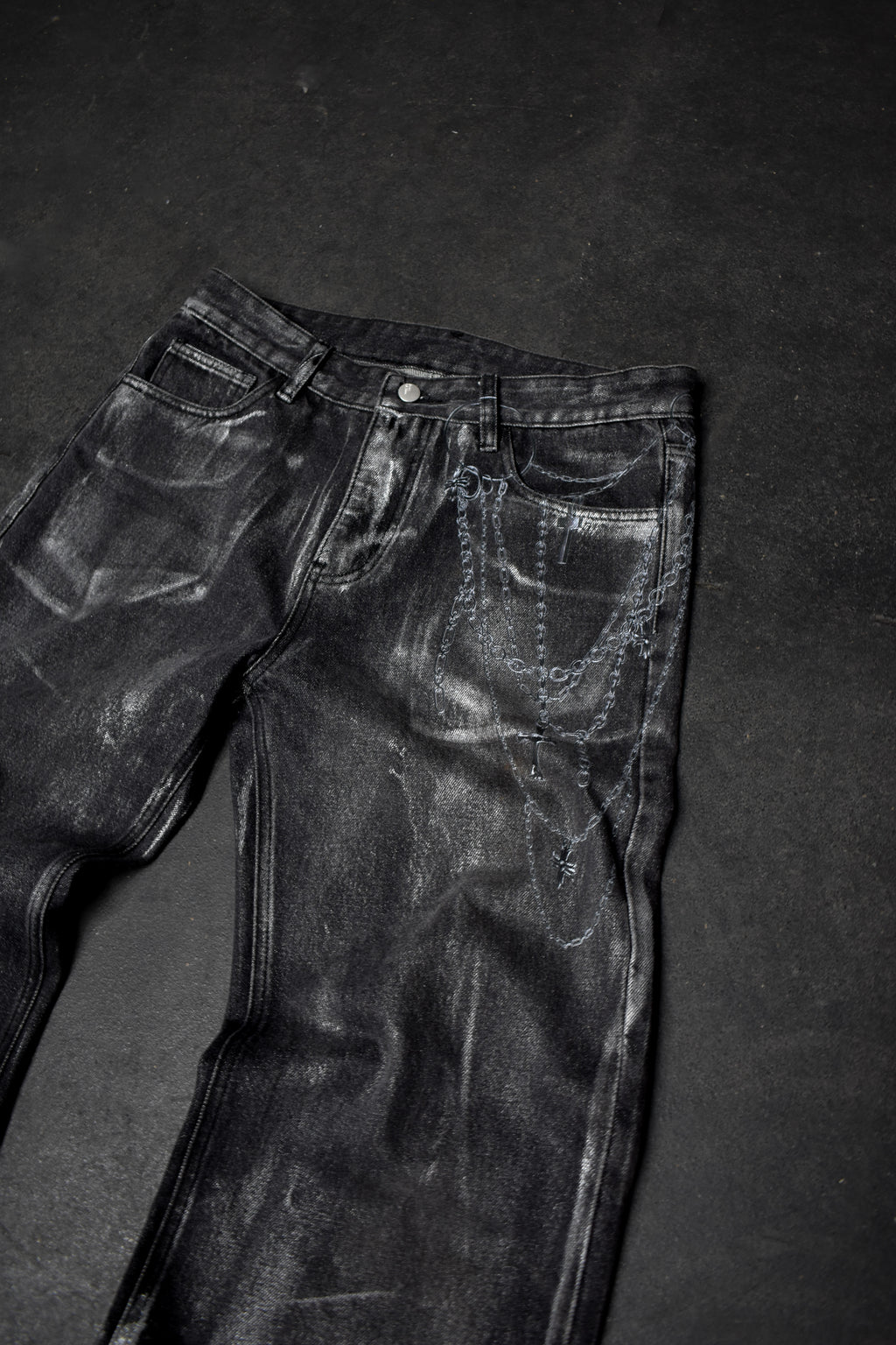 CHAINSAW METALLIC DENIM