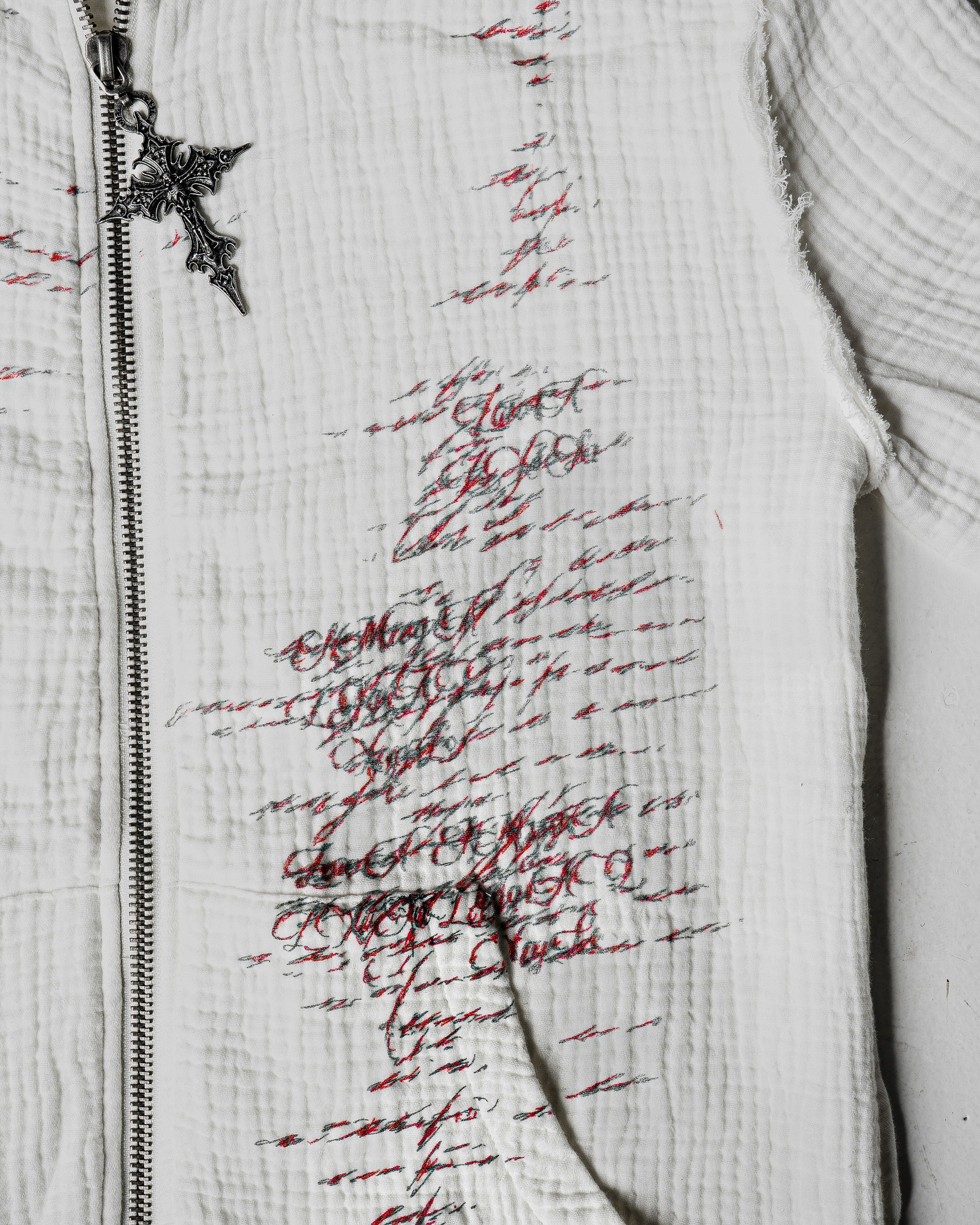 WHITE MUSLIN JACKET