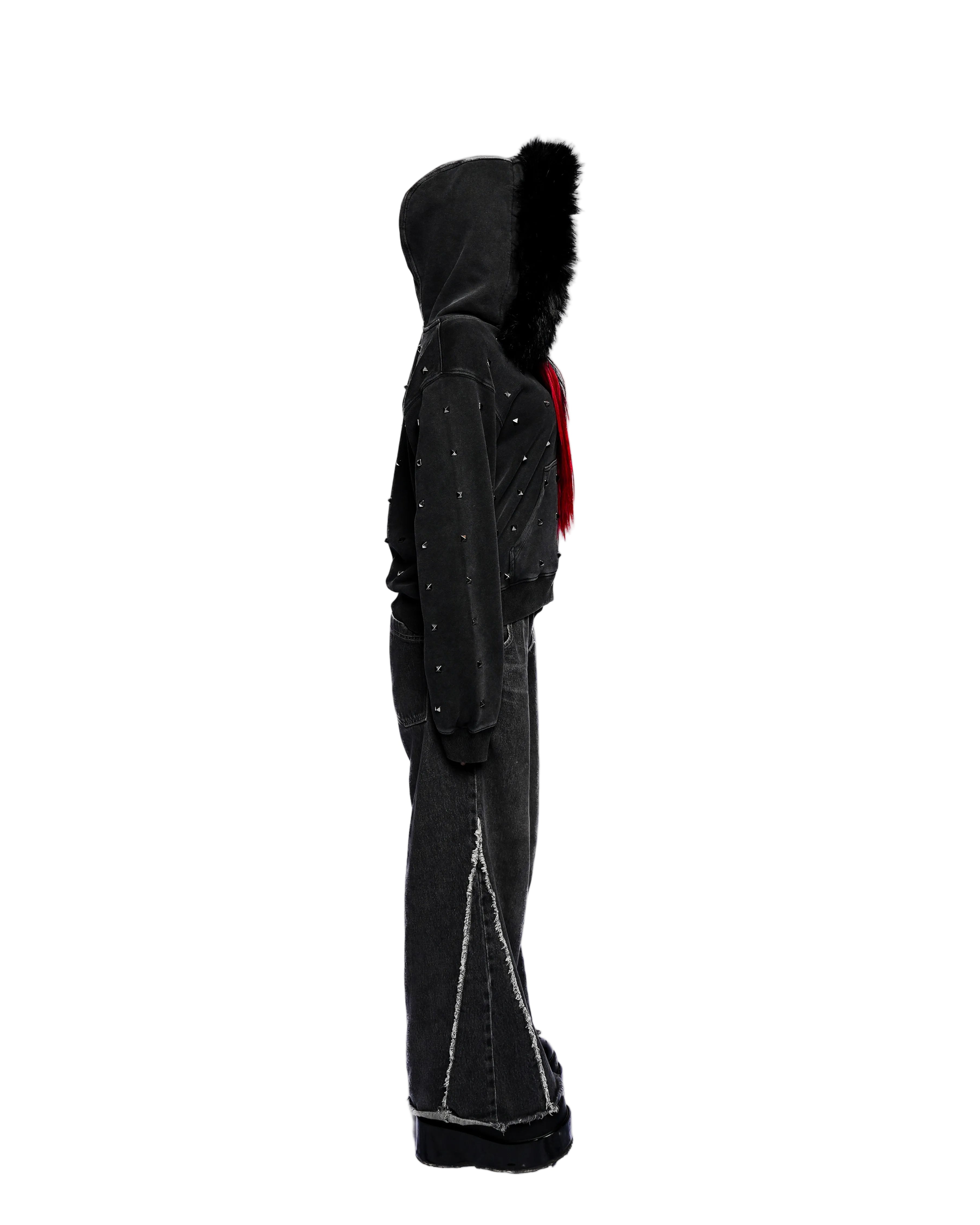 STUD FUR ZIP-UP