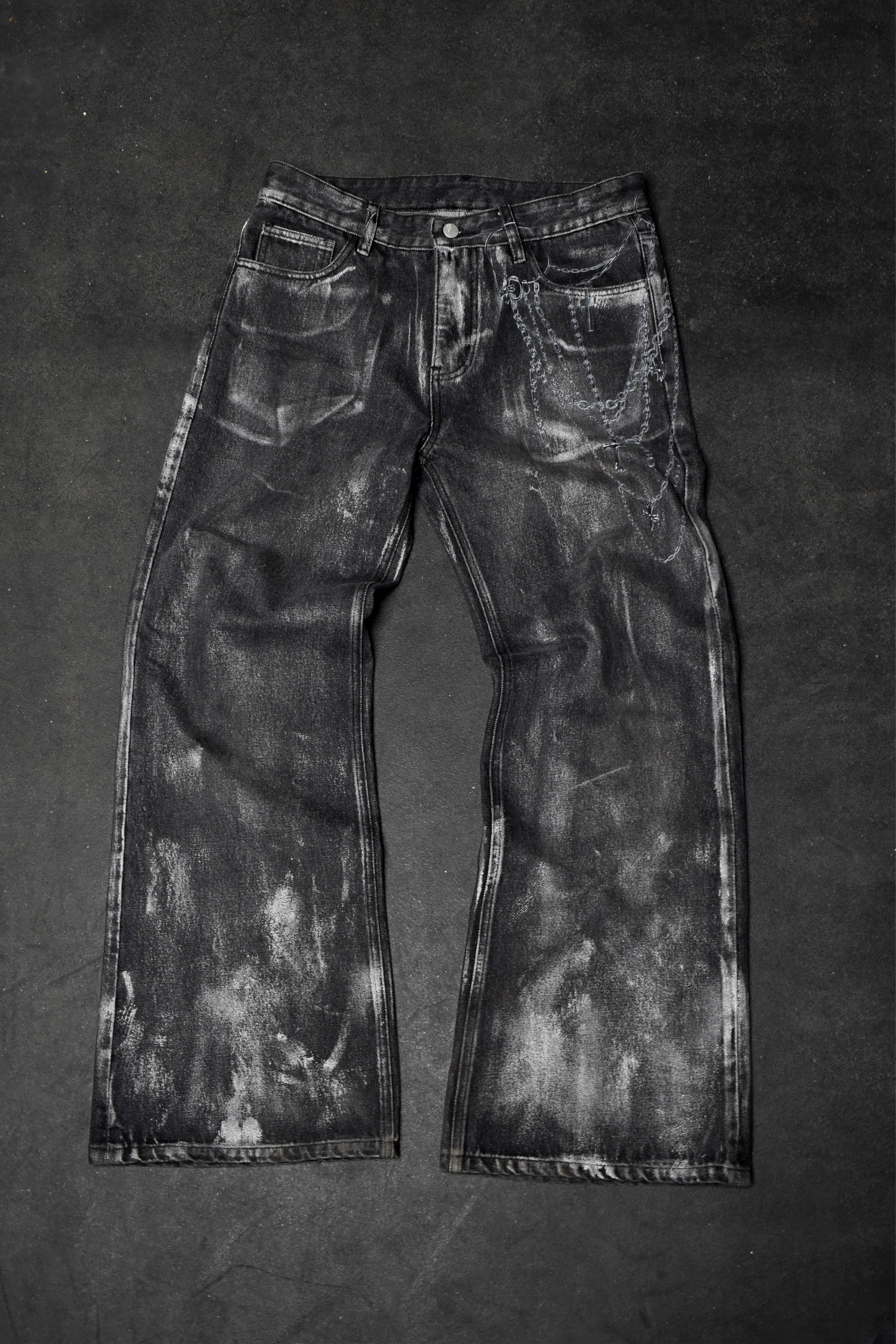 CHAINSAW METALLIC DENIM