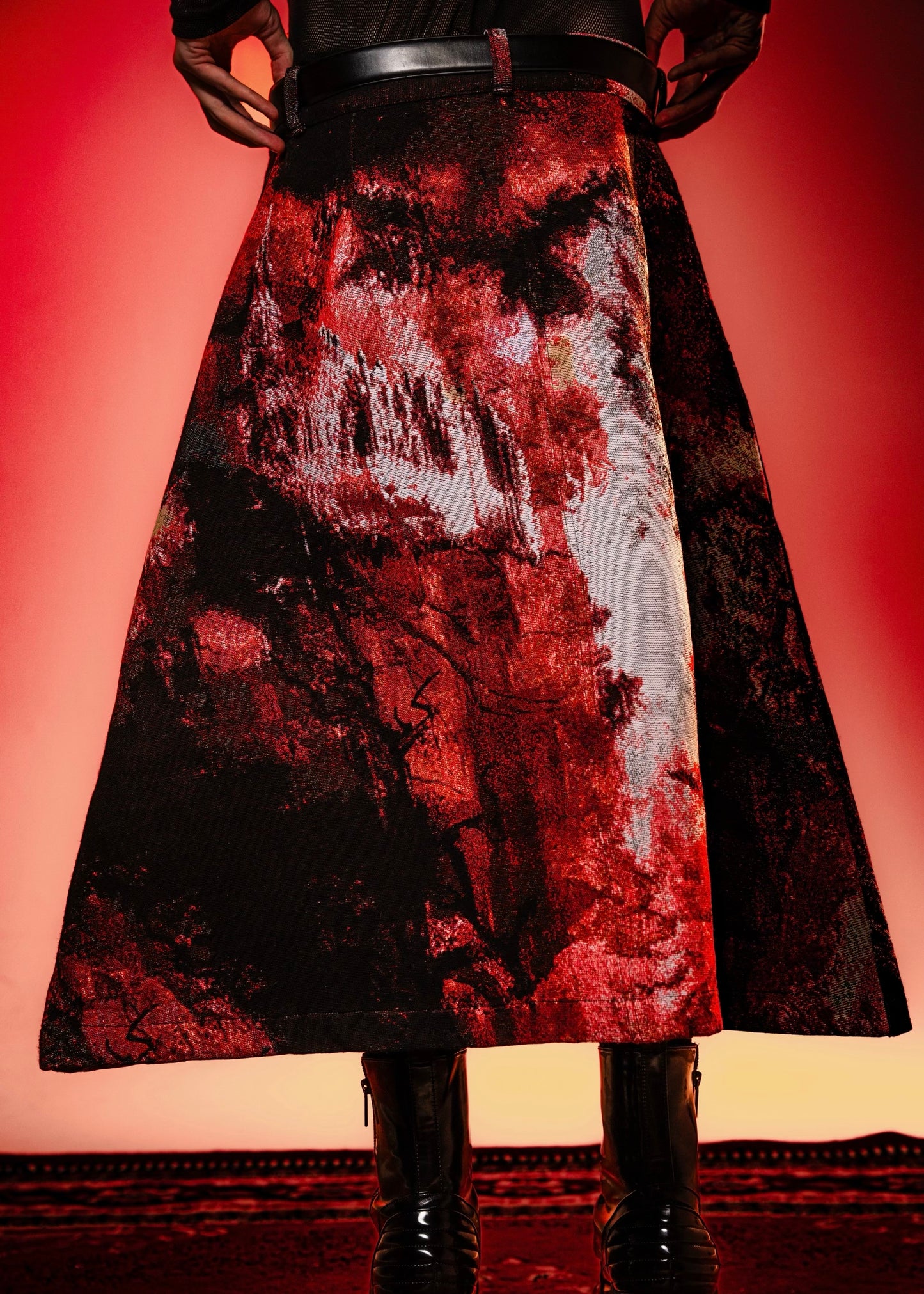 777 BLOOD CATHEDRAL SKIRT