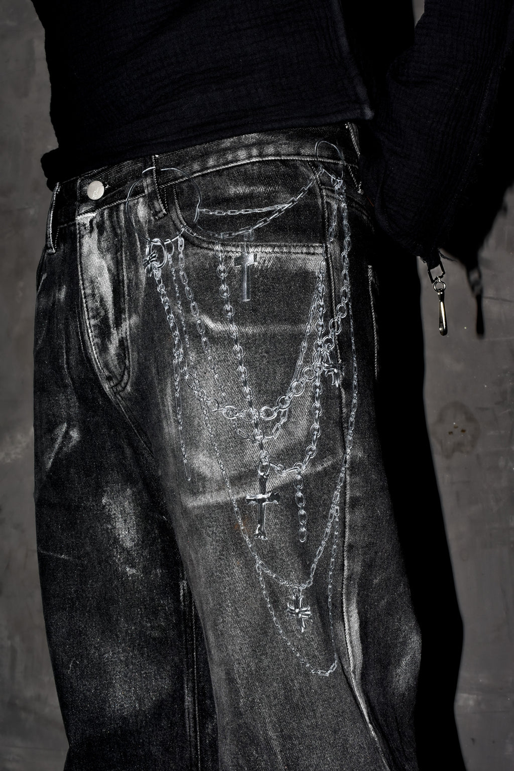CHAINSAW METALLIC DENIM