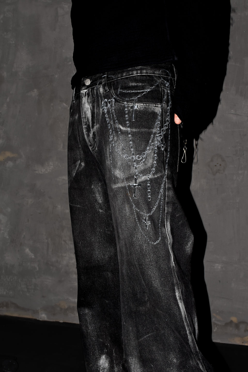 CHAINSAW METALLIC DENIM