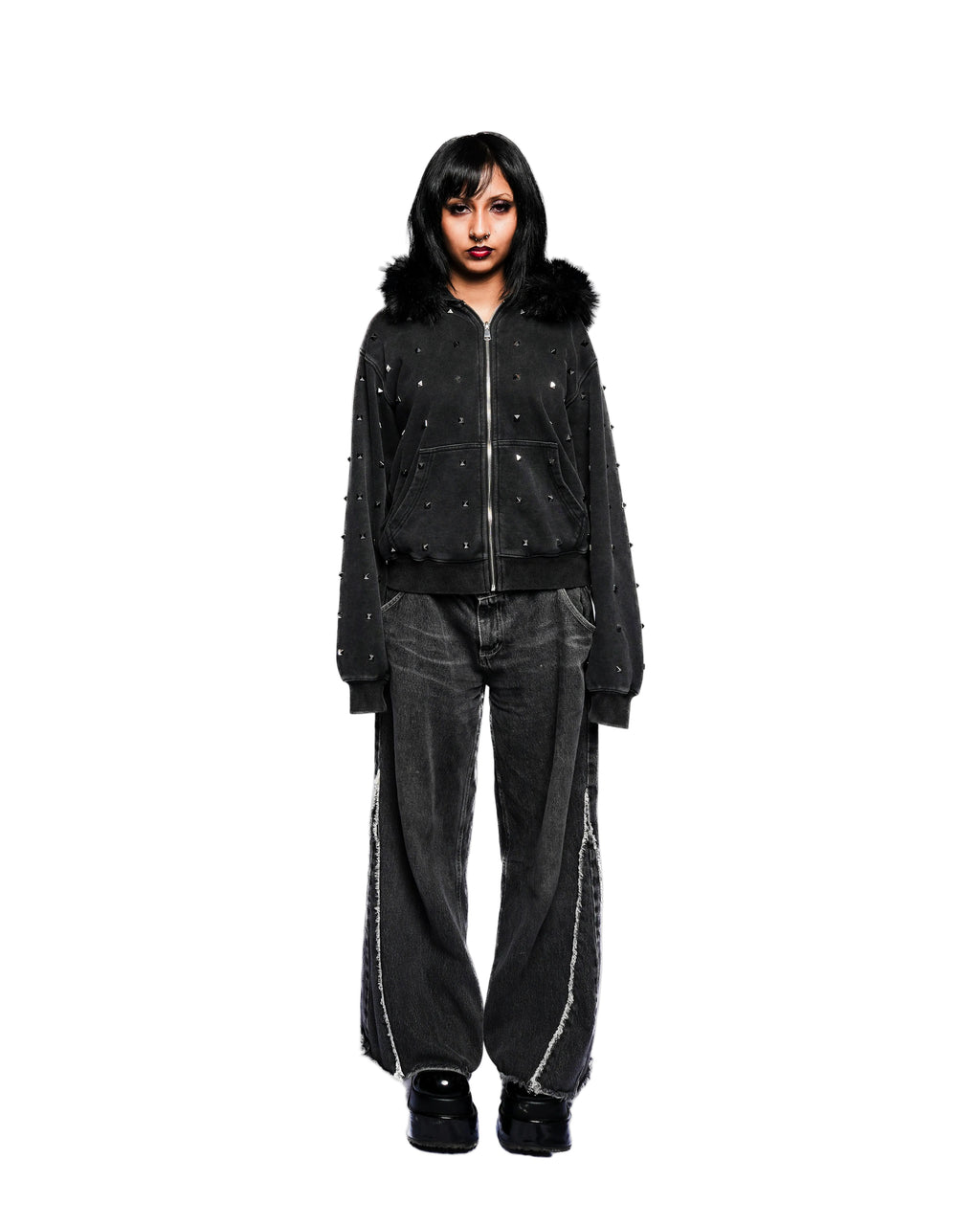 STUD FUR ZIP-UP