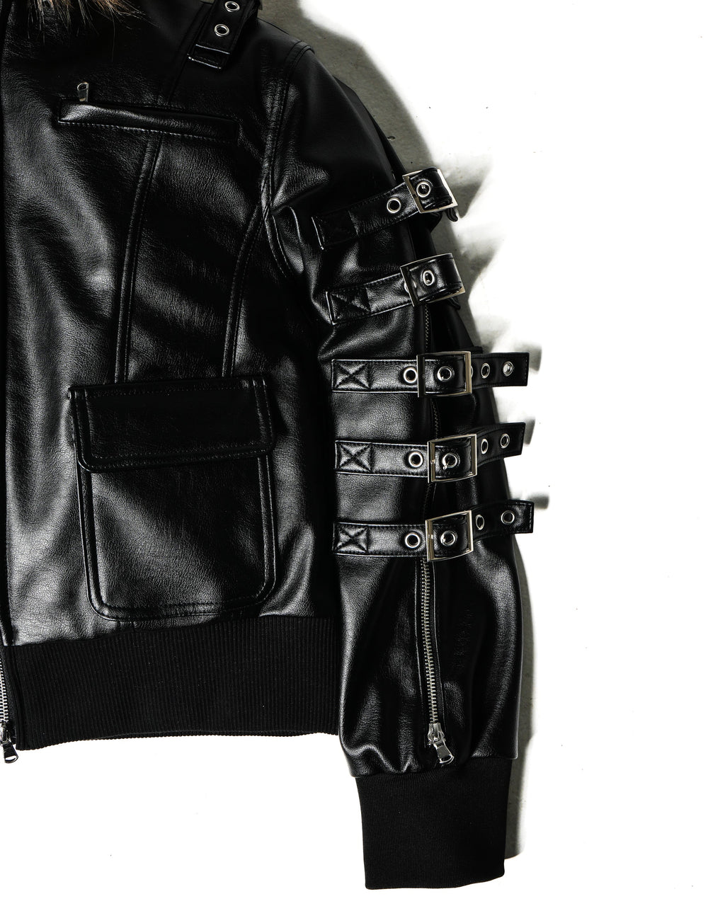 FUR LEATHER JACKET - coming soon