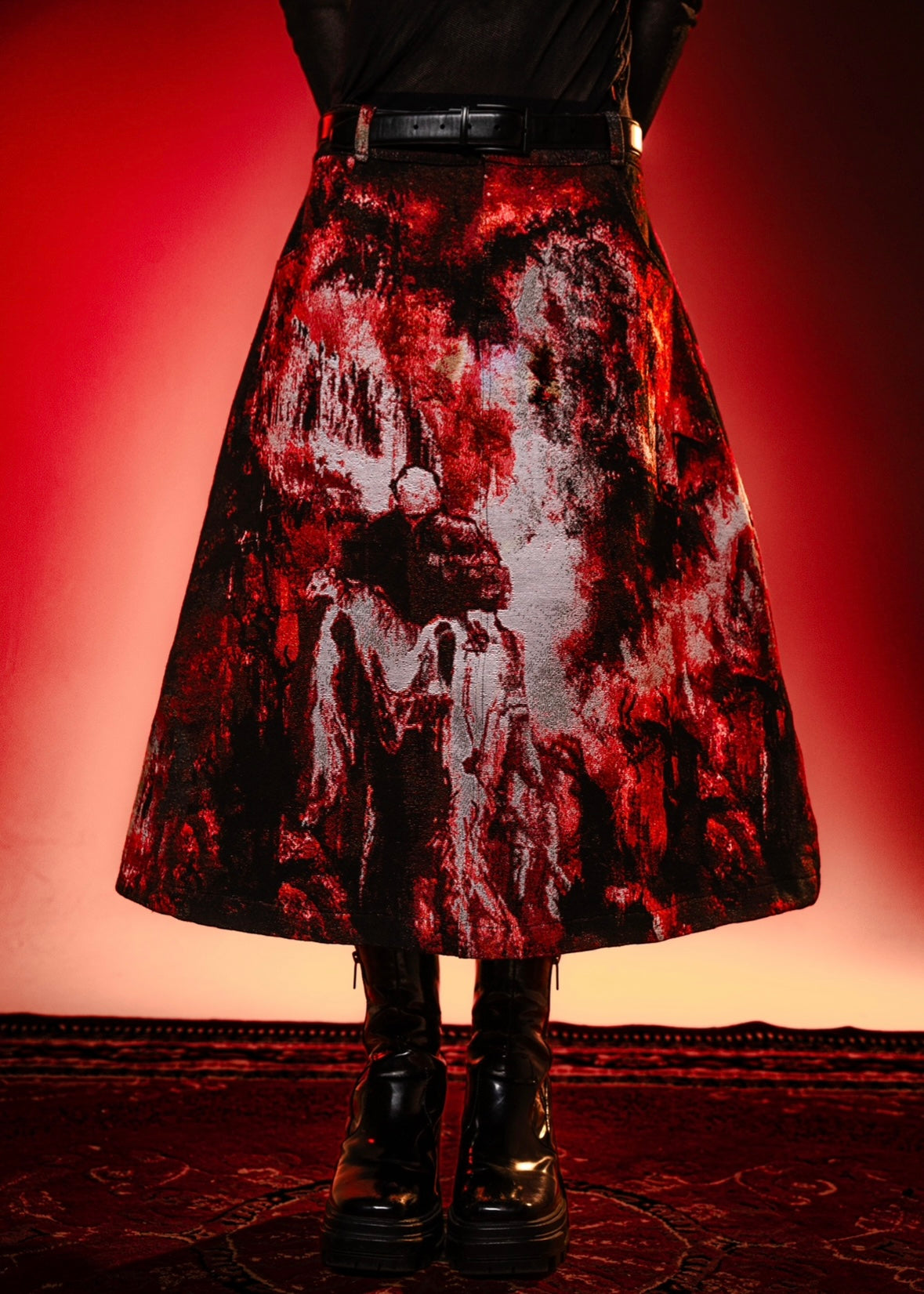 777 BLOOD CATHEDRAL SKIRT