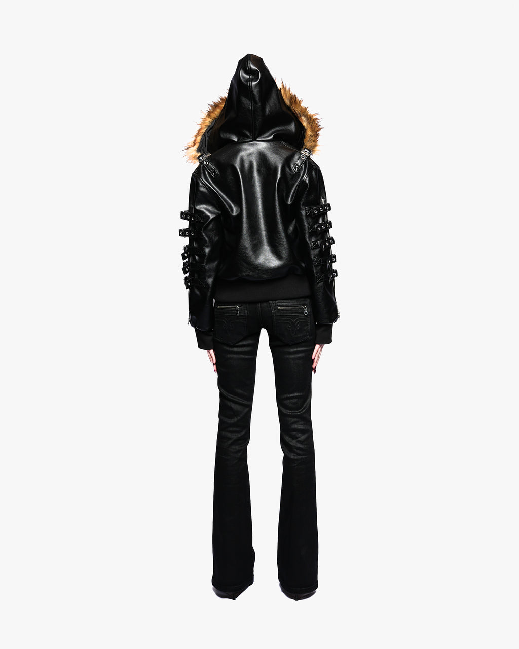 FUR LEATHER JACKET