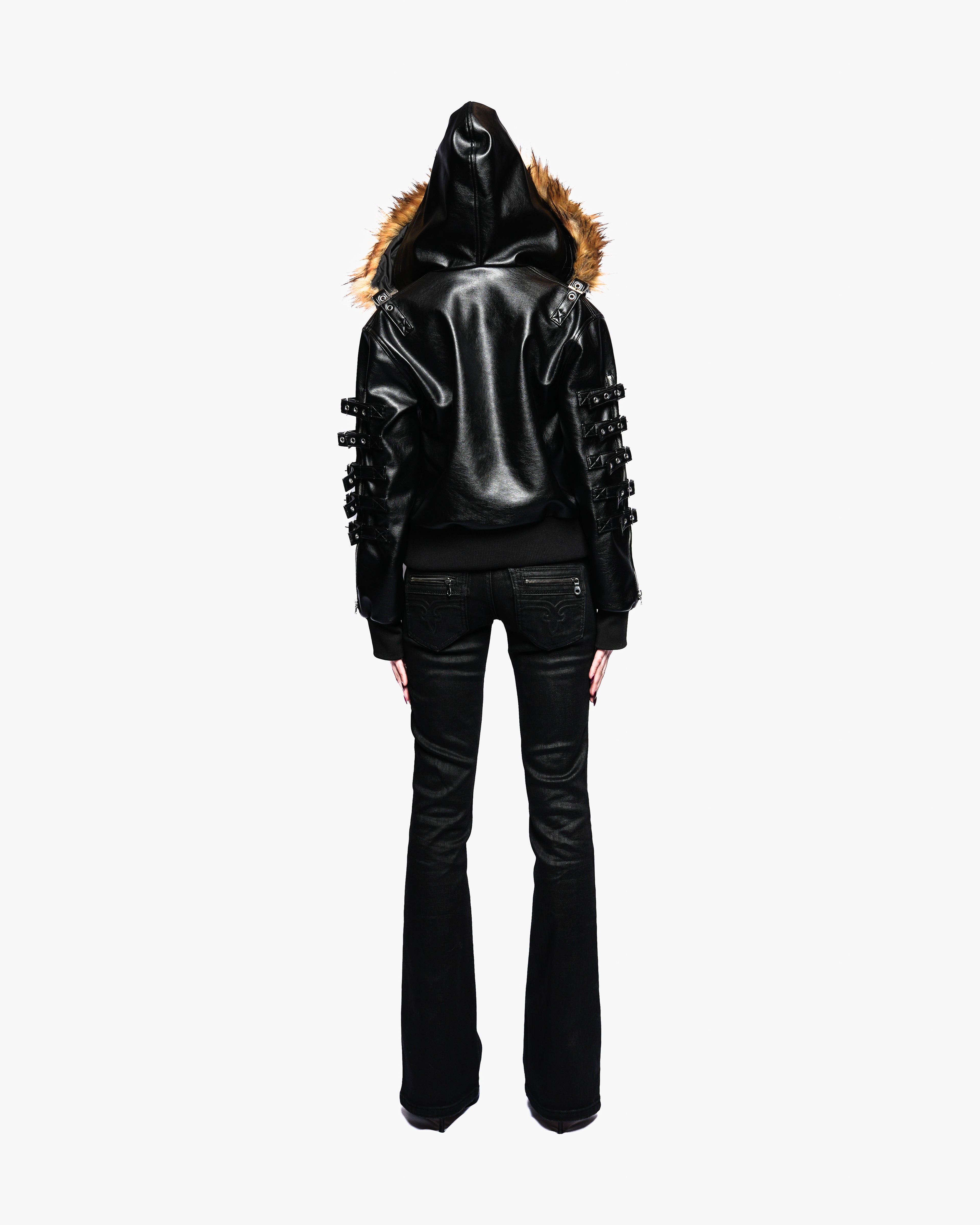 FUR LEATHER JACKET