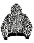 SNOW LEOPARD ZIP-UP
