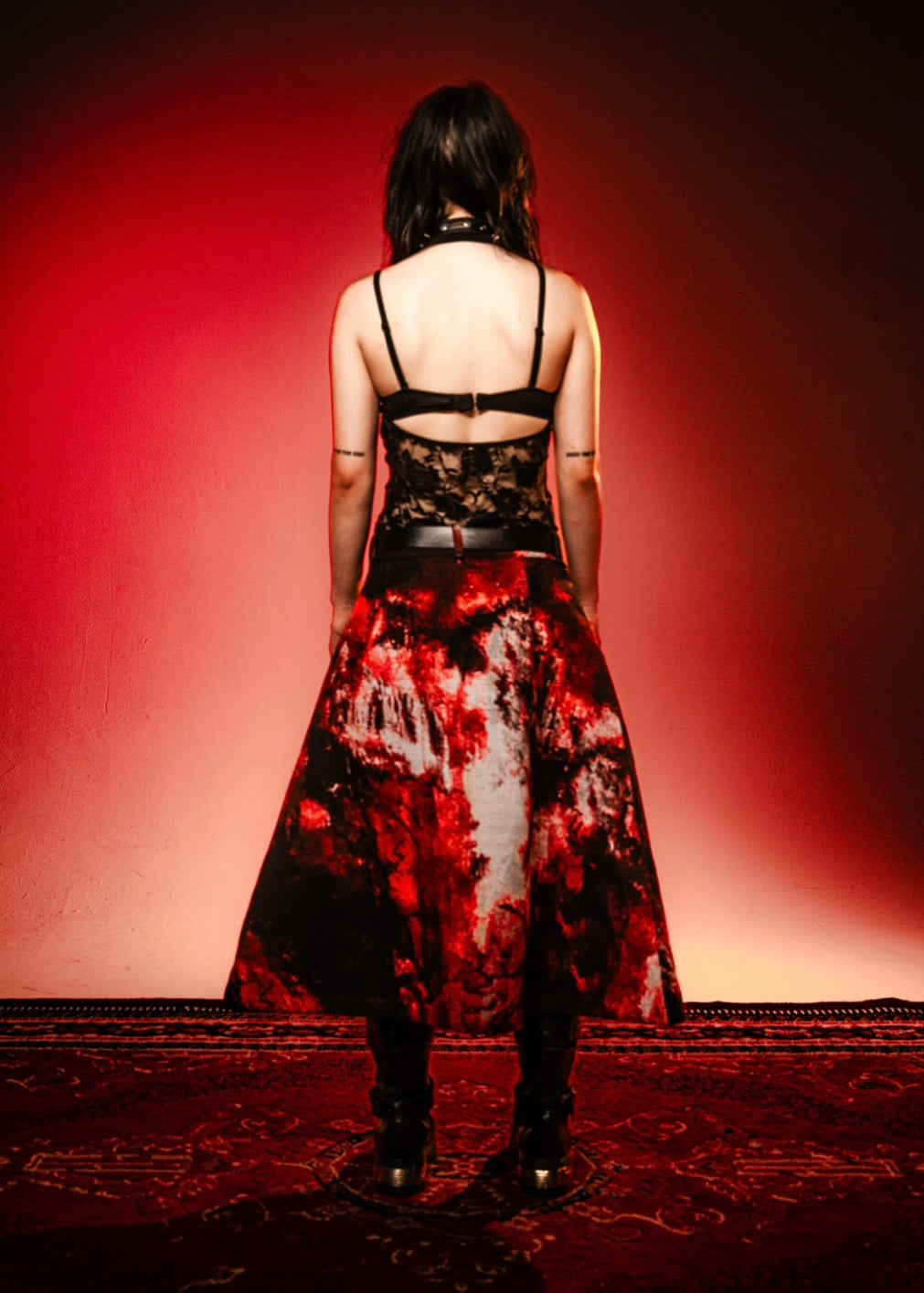 777 BLOOD CATHEDRAL SKIRT