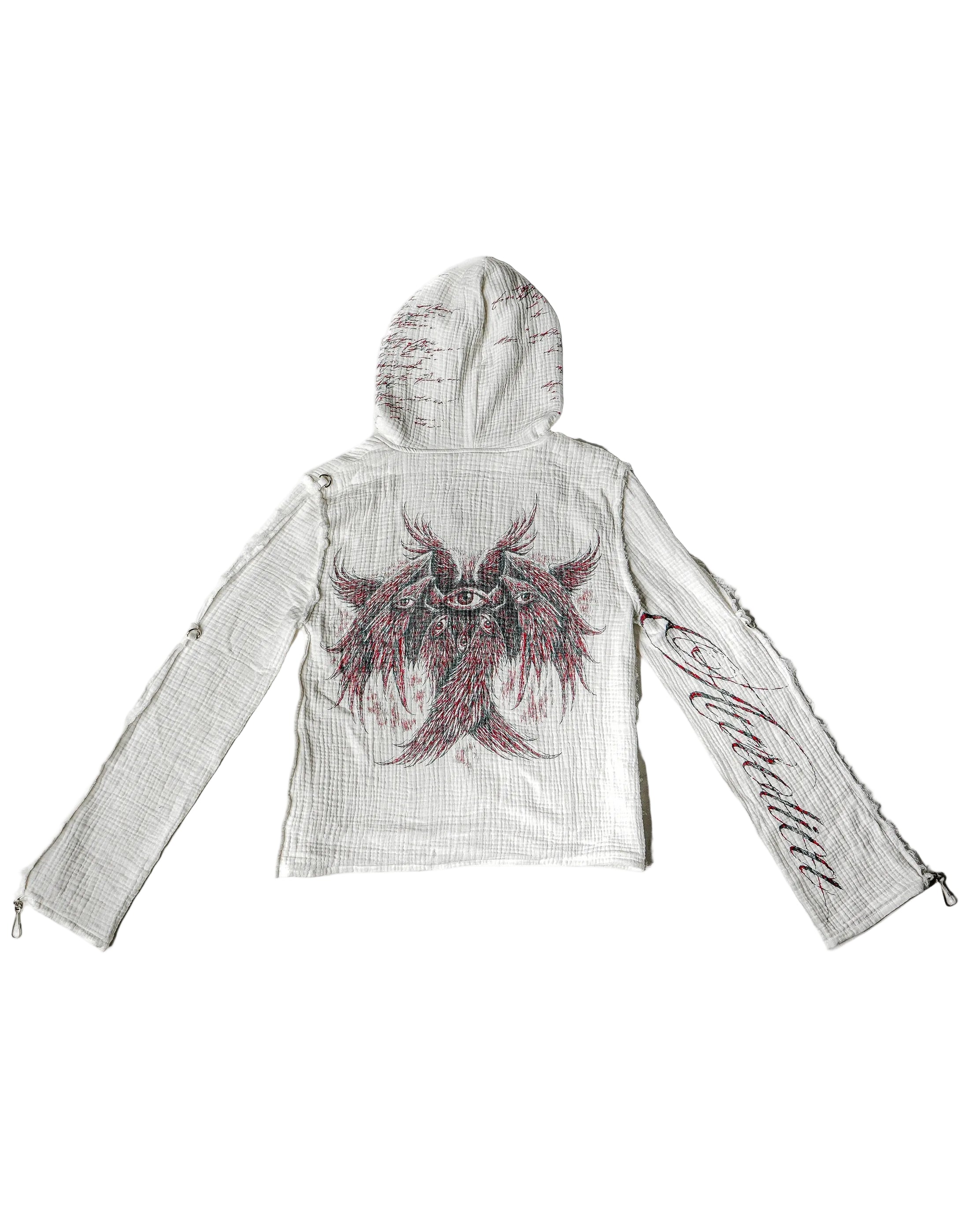 WHITE MUSLIN JACKET