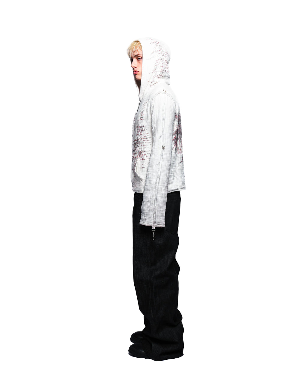 WHITE MUSLIN JACKET