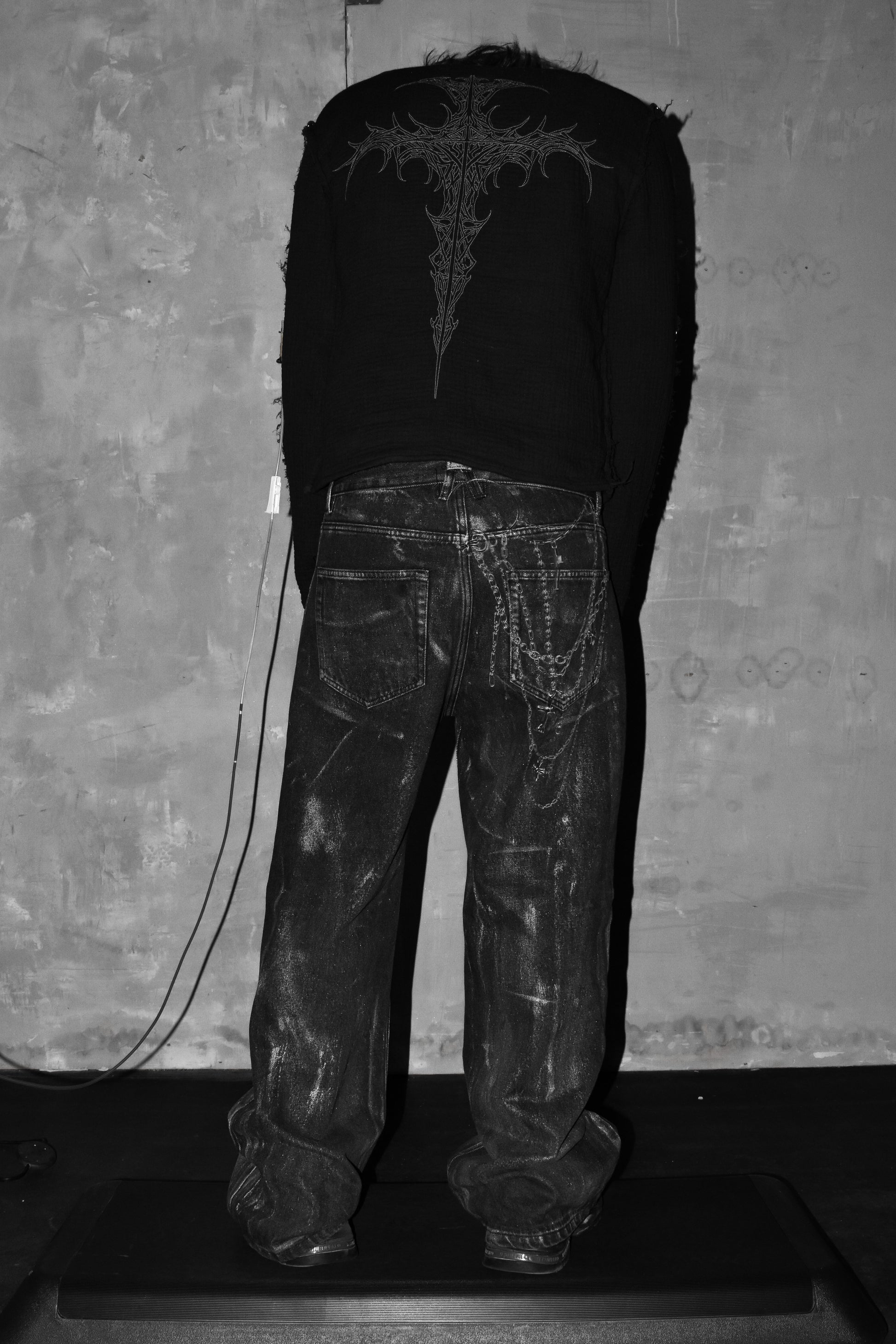 CHAINSAW METALLIC DENIM