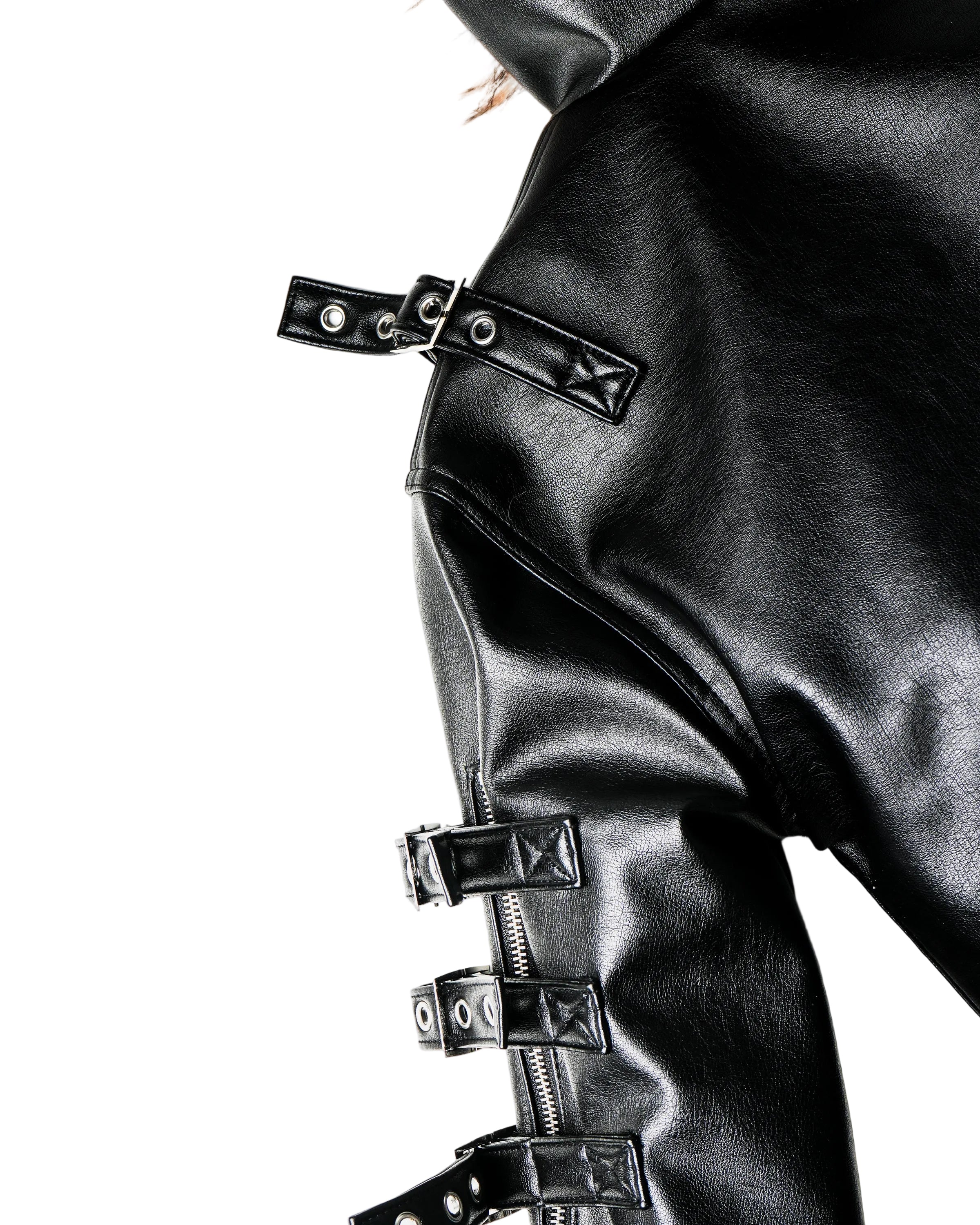 FUR LEATHER JACKET
